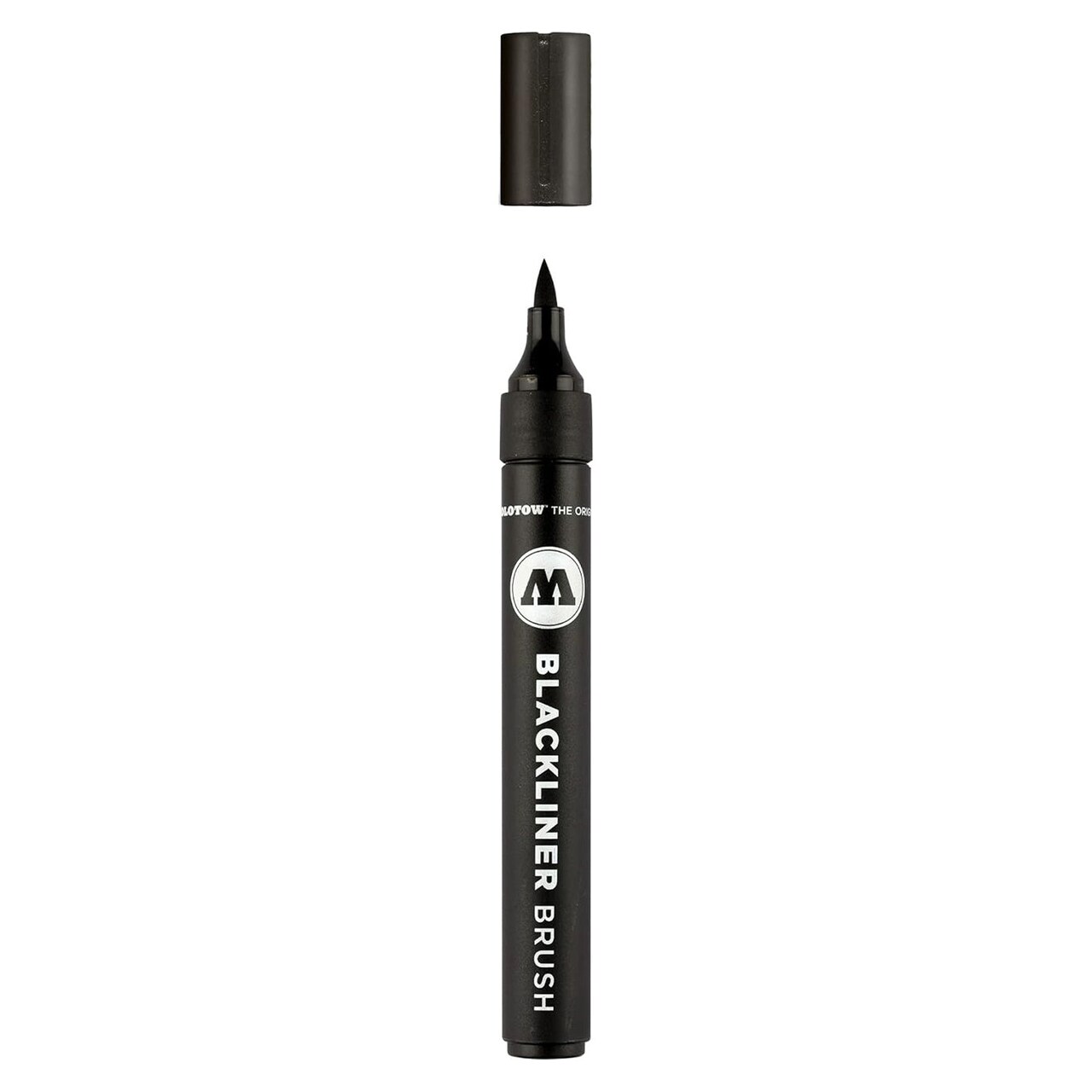 Molotow Blackliner Pen, Variable Tip Sizes, Black Permanent Ink, 1 Each